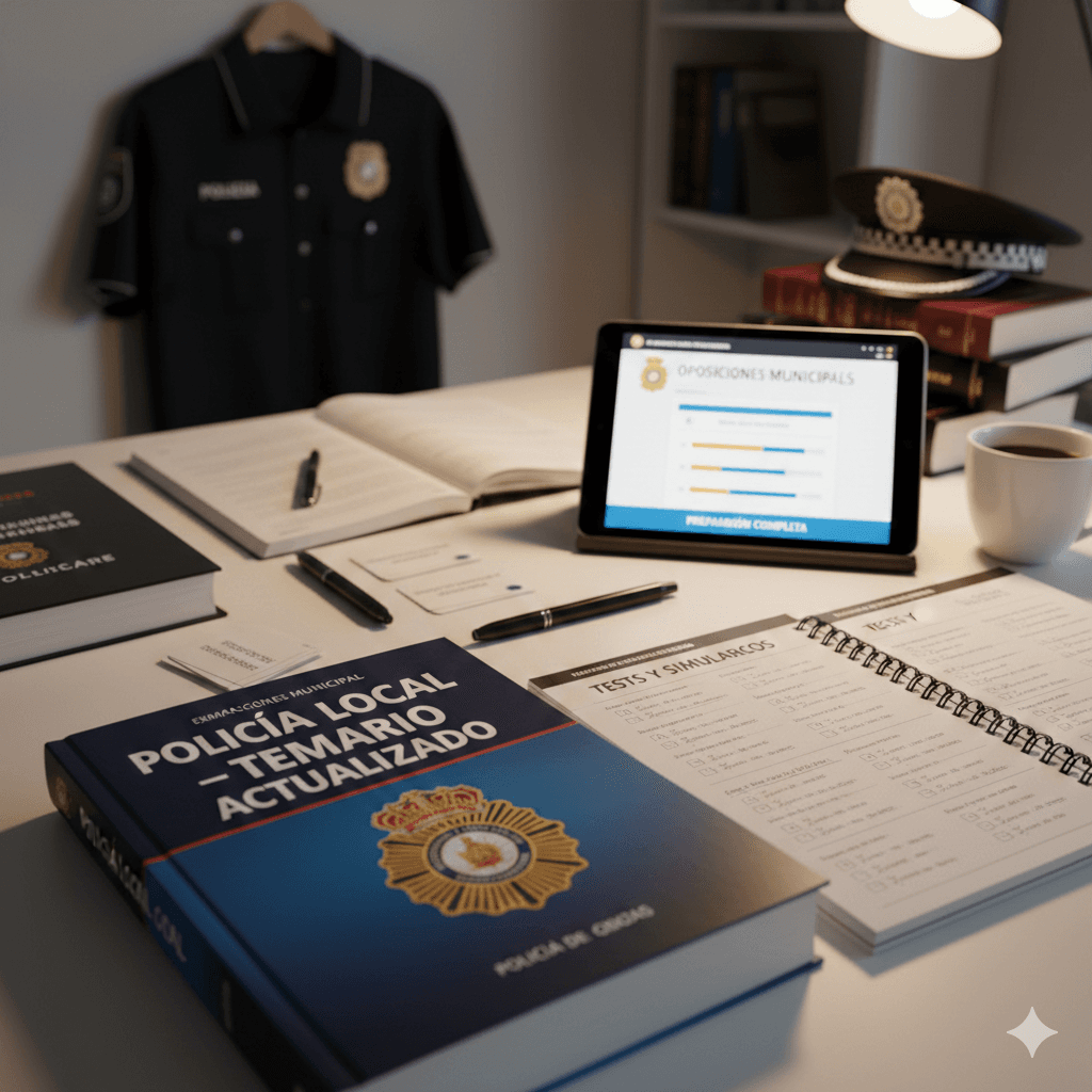Policía local en servicio